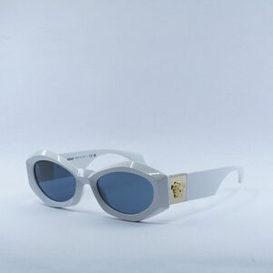 NEW VERSACE VE4466U 546280 WHITE/DARK BLUE SUNGLASSES
